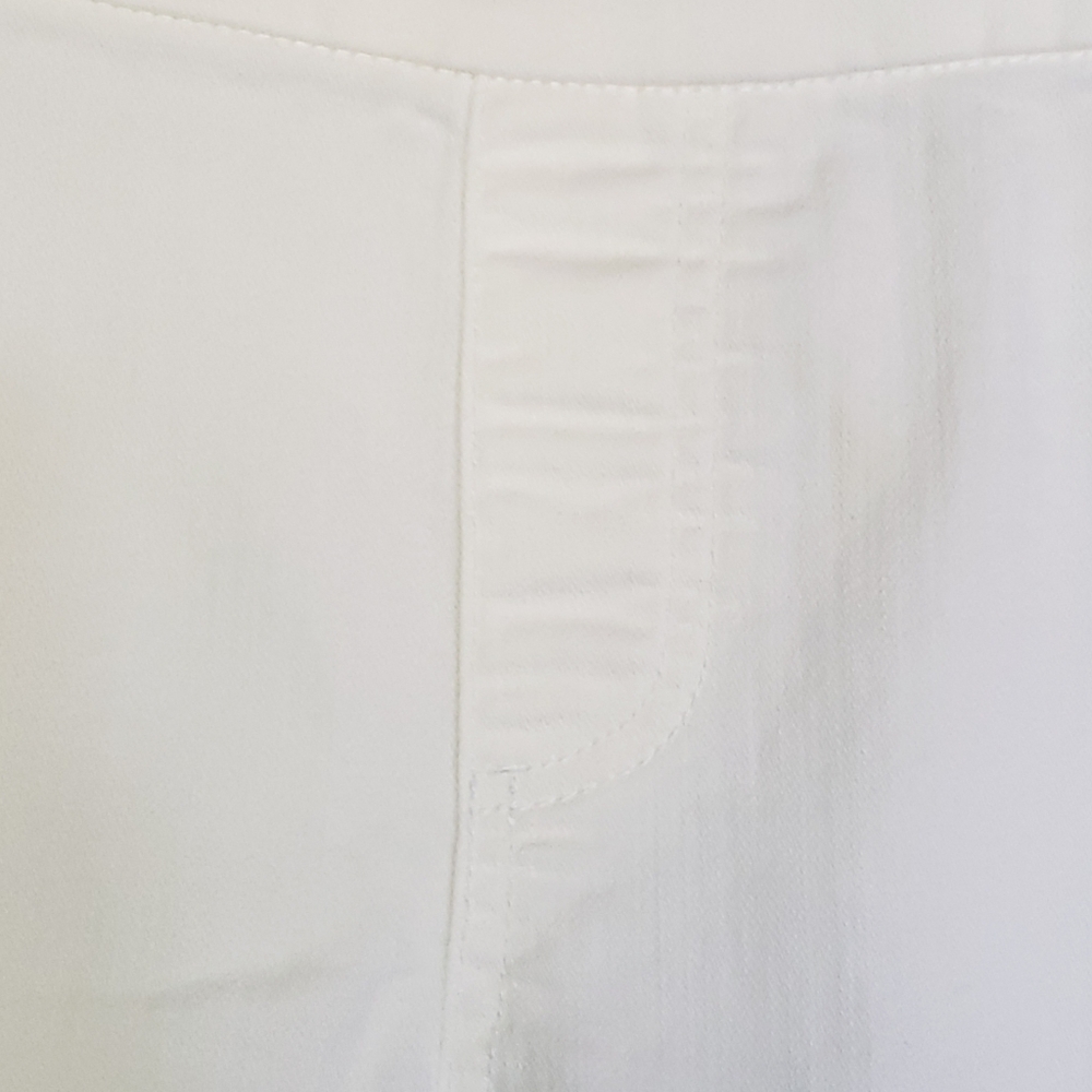 DENIM&CO Regular Perfect Denim Smooth Waist Straight Leg 5-Pkt Jeans 18W White - Picture 7 of 16